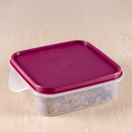 Picture of Easy Store Square With Lid 1.5Lt - Cherry (New)