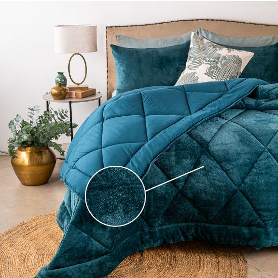 Picture of Sophia Comforter Set 3pc - Teal  - Queen