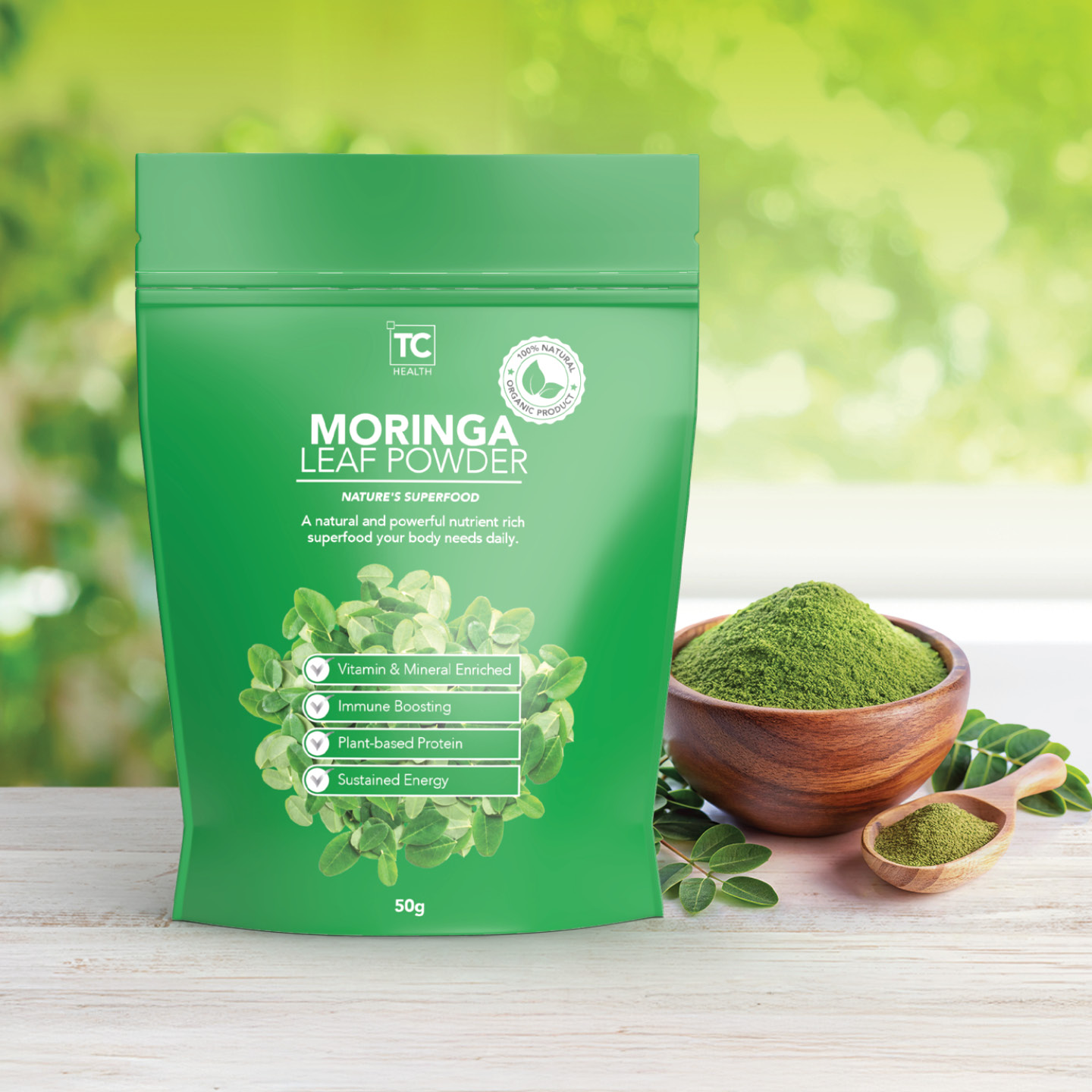 Moringa Leaf Powder - 50g|Table Charm Direct