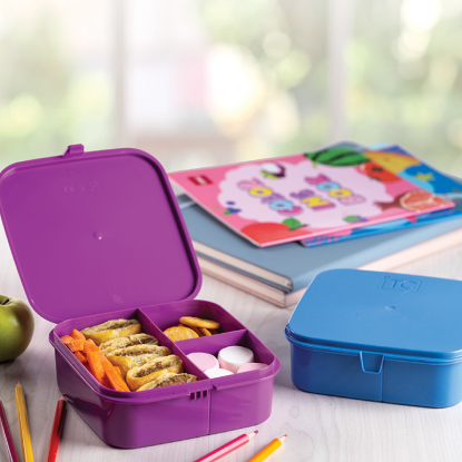 Picture of (WLK25+WLK30) Kids 3 Div Lunchers - Blue + Purple