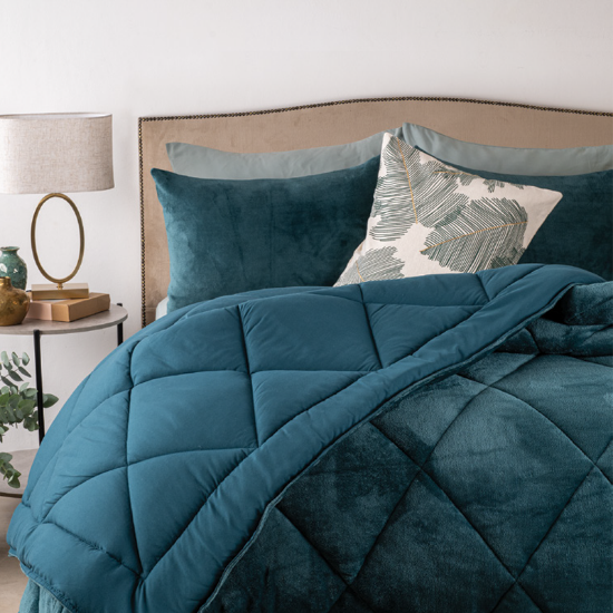 Picture of Sophia Comforter Set 3pc - Teal - Queen