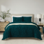Picture of Asha Duvet Cover 3pc Set-Teal-King-230x220cm