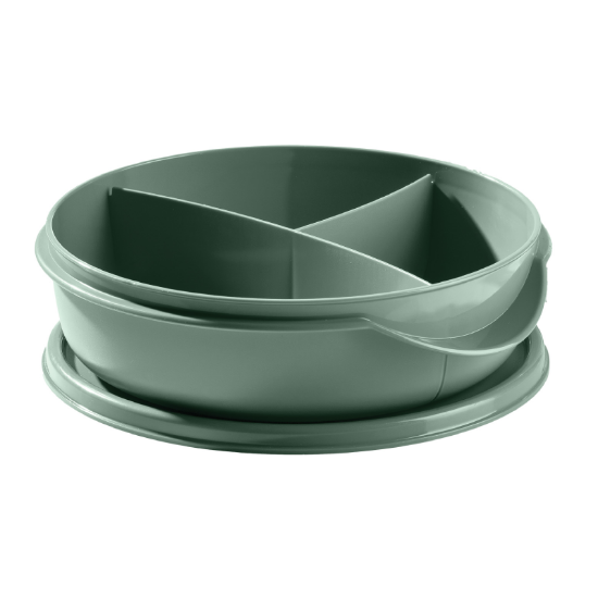Picture of Round Divided Luncher 1Lt - Green